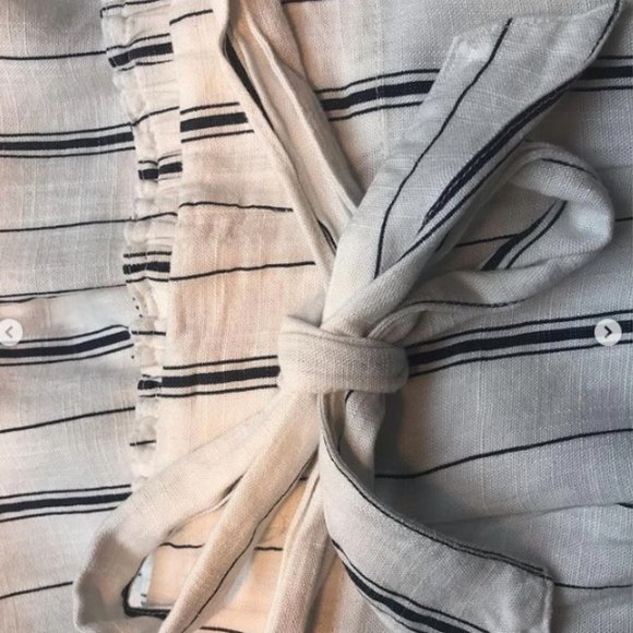 White Linen Pants Beachy Pants Vacation Outifts - Picture 2 of 4